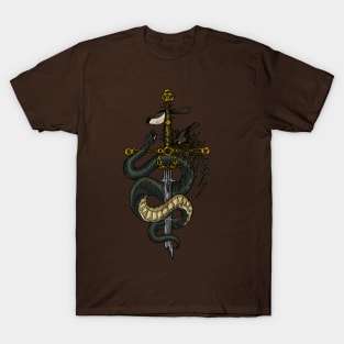 snake sword color T-Shirt